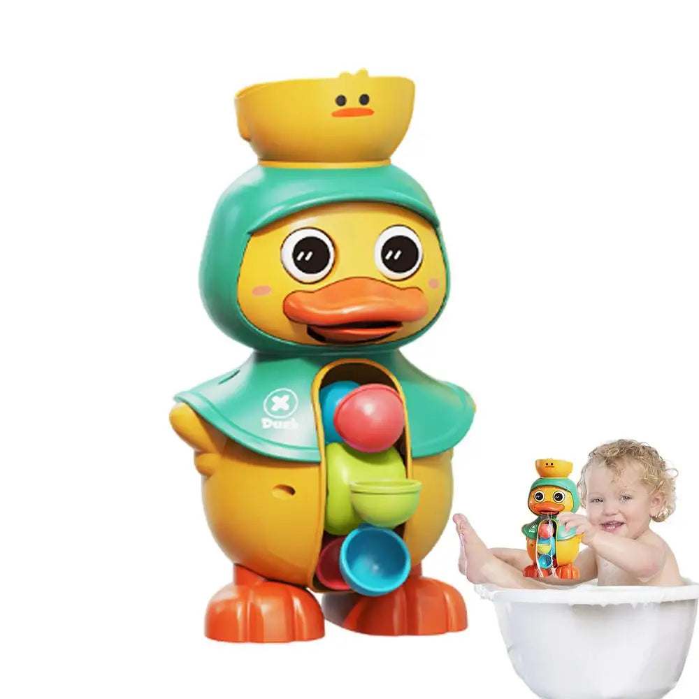 Duck Bath Toy For Kid Toddler Duck Doll For Pool With Rotatable Waterwheel Interactive Shower Water Toy With Strong Suction Cups Zpaxo United States Green