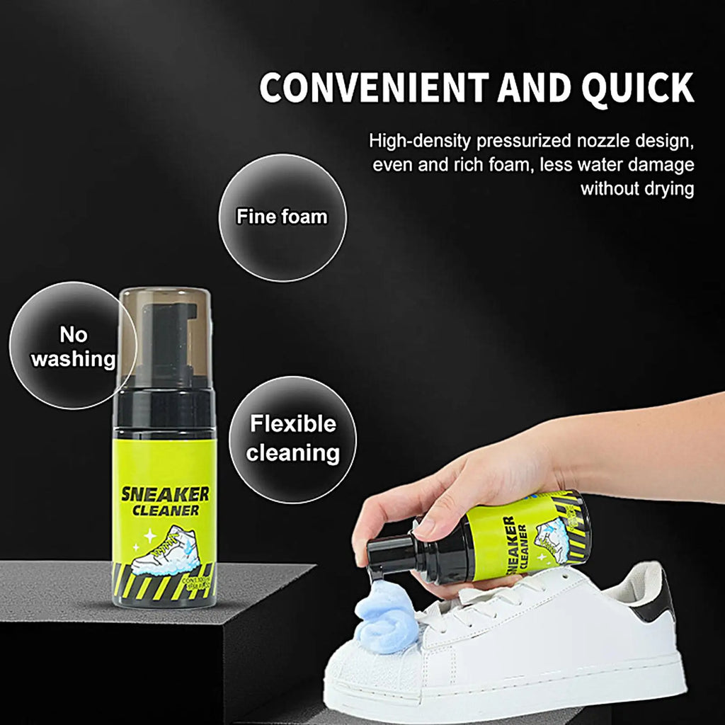 Shoe Cleaning Foam Waterless Cleaner White Sneaker Care Basketball