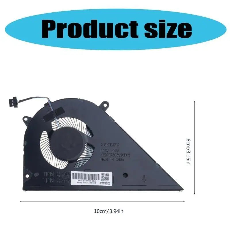 652F Notebook CPU Fan Heatsink Radiator Copper Tube Module HP Zpaxo