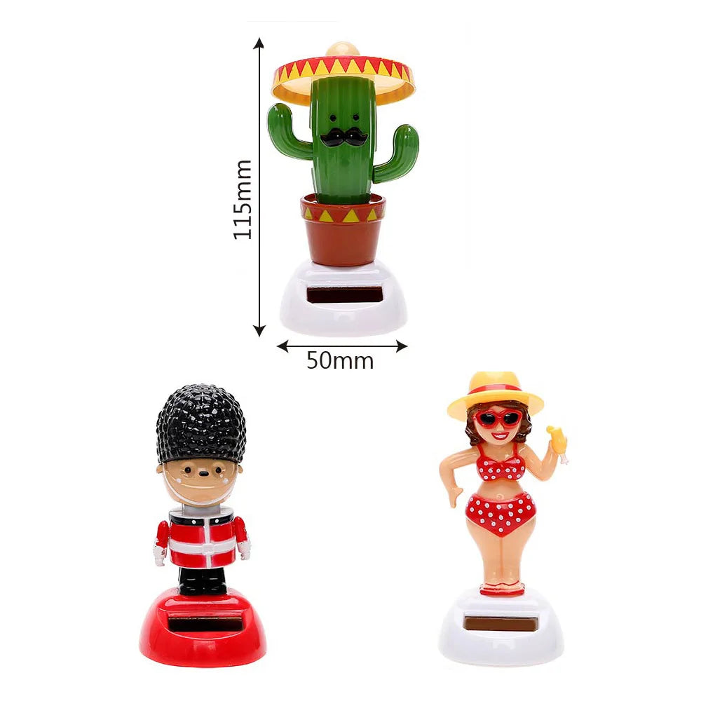 Cartoon Cactus Car Accessories Auto Dashboard Decoration Creative