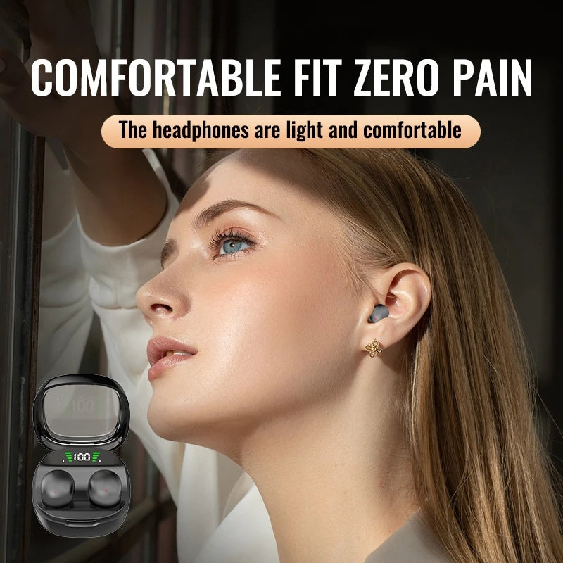 Smallest Wireless Bluetooth Invisible Earbuds Low Profile Micro Zpaxo