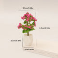 ▶1/12 Dollhouse Simulation Plant Potted Model Mini Home Decoration Dolls House Micro Garden Landscape Ornaments Zpaxo A4