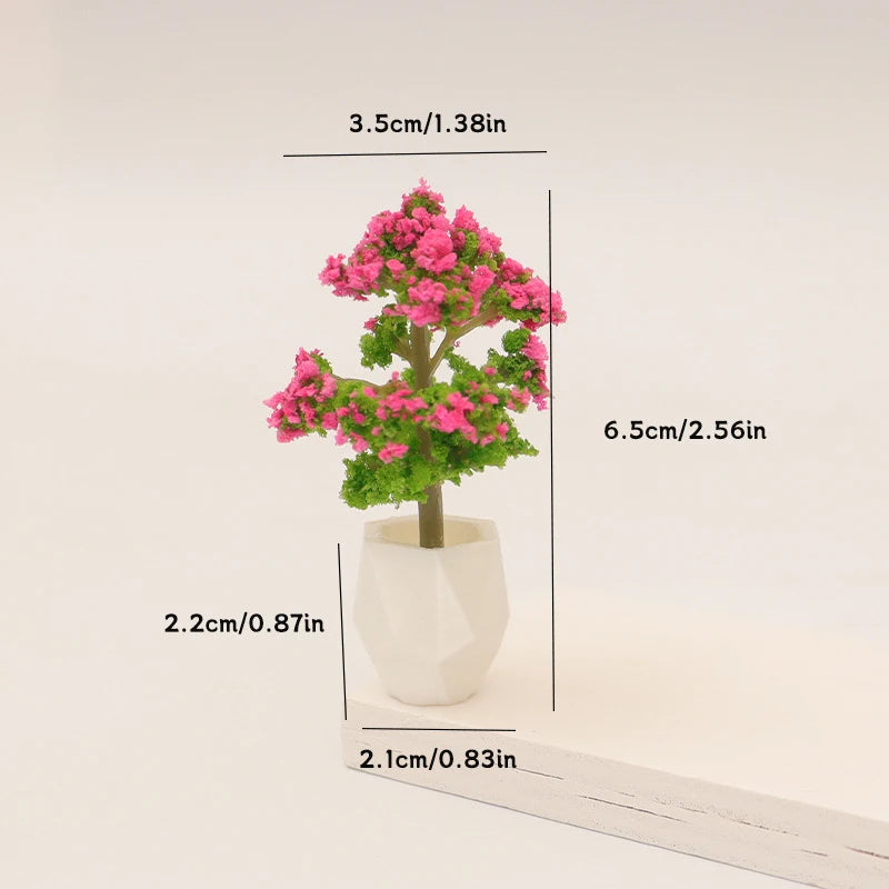 ▶1/12 Dollhouse Simulation Plant Potted Model Mini Home Decoration Dolls House Micro Garden Landscape Ornaments Zpaxo A4