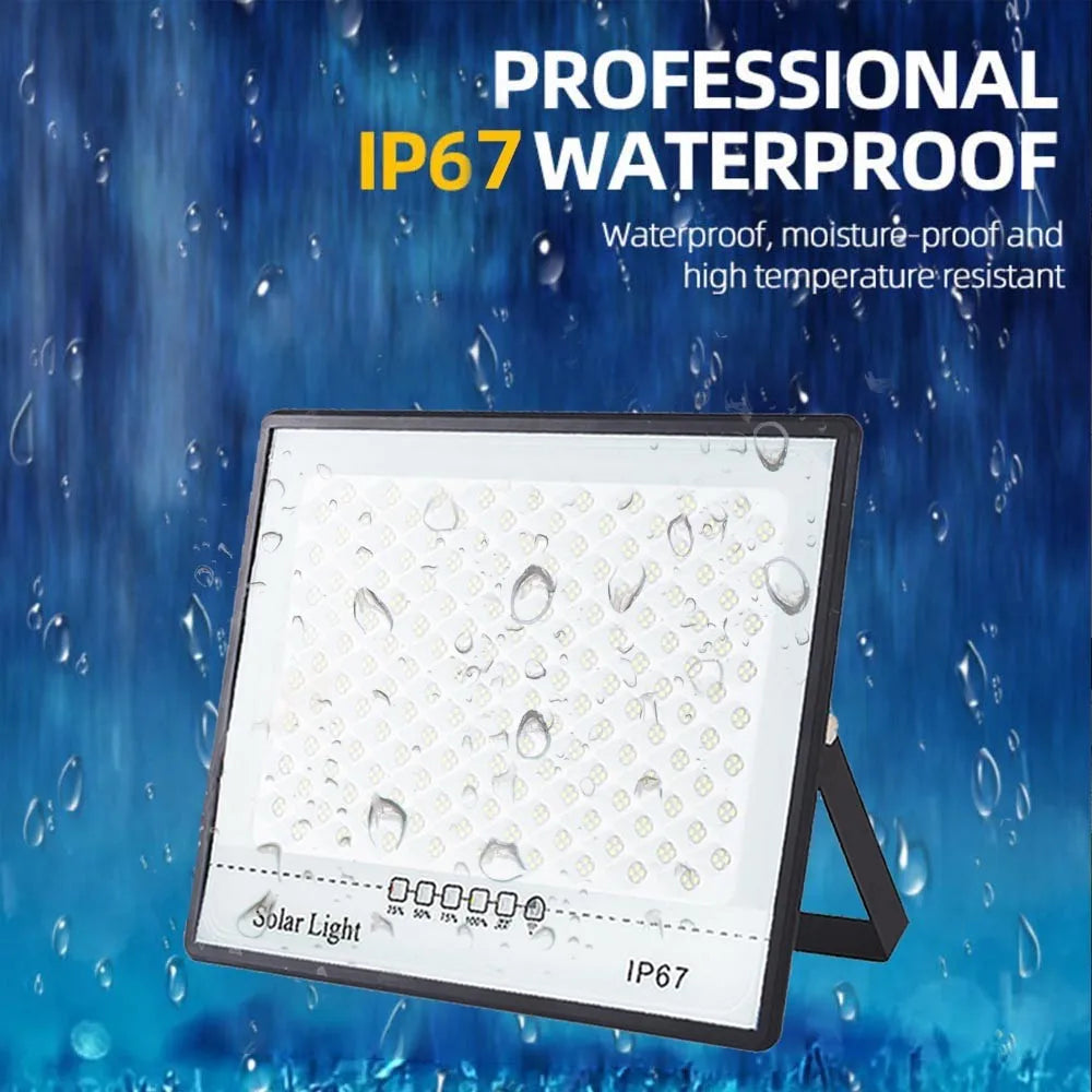 18000LM LED Solar Flood Lights Street Lamp Outdoor Waterproof Remote Zpaxo