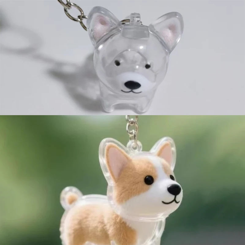 Dog Hair Storage Pendant Keychain Transparent Cat Fur Keepsake Zpaxo A20