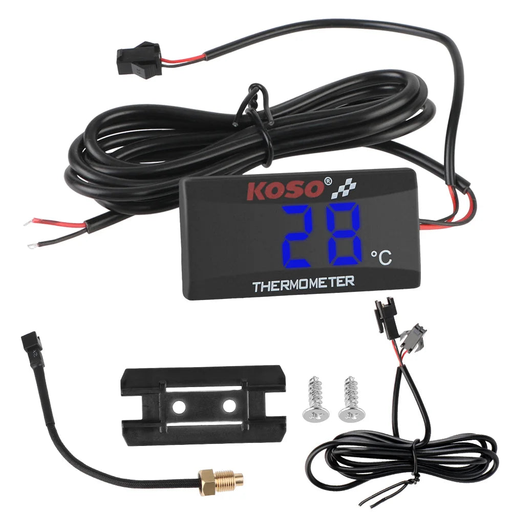 Temperature Meter Water Tank Retrofit Red Blue Indicator Warning
