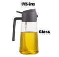 2in1 Glass Oil Sprayer Spray Bottle Tank BBQ Kitchen Baking Picnic
