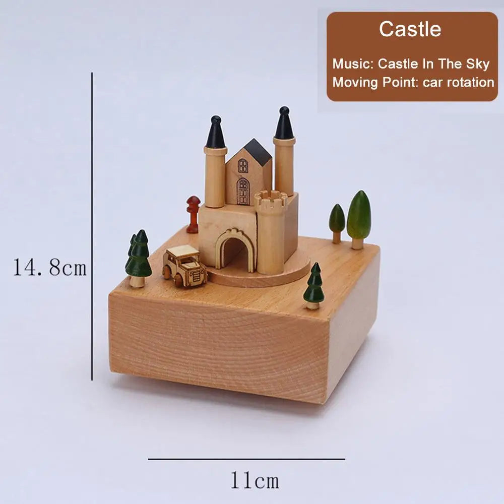 Wind Up Musical Box Wooden Music Box Wood Crafts Retro Birthday Gift Vintage Home Decoration Creative Valentine's Day Gift Zpaxo 10 China Mainland