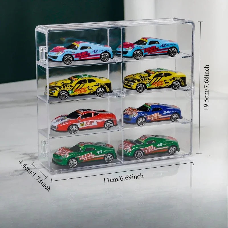 Transparent Collection Rack Car Model Storage Box Dust-proof Ornament