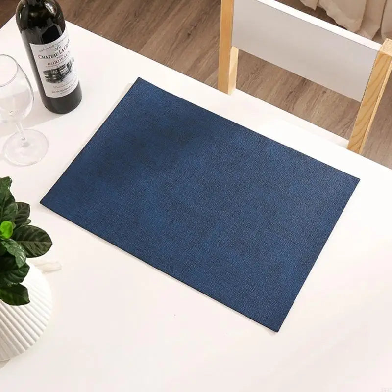 Double Side Leather Table Mats And Coasters Waterproof Nonslip Washable Placemat Zpaxo