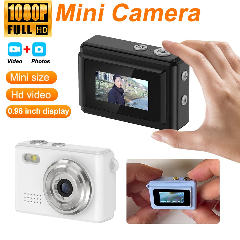 Small Mini Camera Video Recorder Monoreflexes Shaped Mini Camera 0.96-inch Children Video Camera Keychain Camera for Kids DC23 Zpaxo