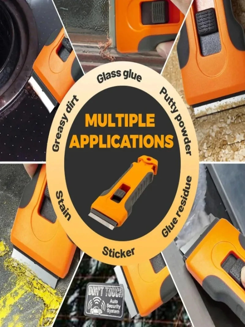 Telescopic Rubber Scraper – Tile & Stubborn Stain Cleaner Telescopic Cleaning Scraper Zpaxo