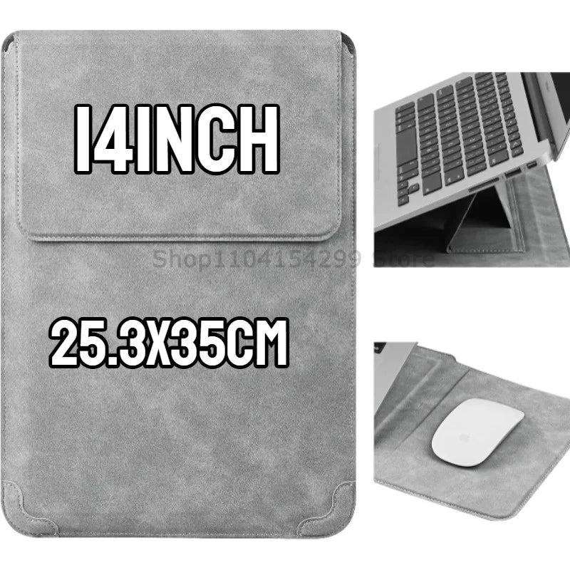 Multi-size Computer Cover Laptop Bag Tool Bag Ultra Thin Portable Mouse Pad Soft Lining Fit for Multiple Laptop Brands Zpaxo M-13.3-13.6-14inch