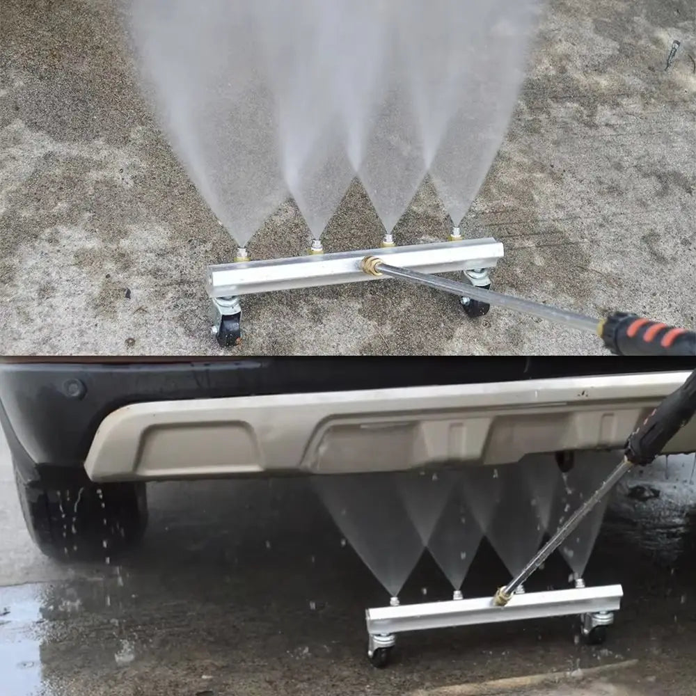 4 Nozzle Design Car Chassis Washer Stainless Steel Quick Connector Zpaxo
