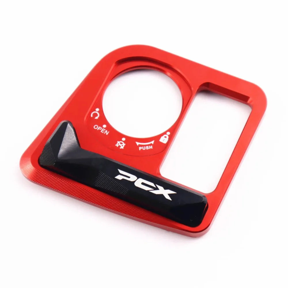 Motorcycle Parts Ignition Key Lock Cap Cover Colorful Aluminum Alloy Zpaxo Red