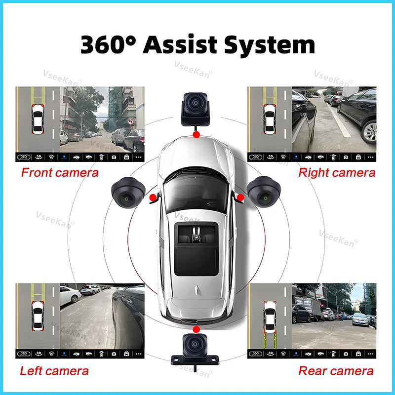 Camera 360 Android Auto Panoramic Image System 360APP 3D AHD 1080P