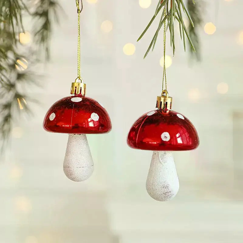 Christmas Balls Ornaments Candy Cane Owl Tree Pendant Red White Zpaxo