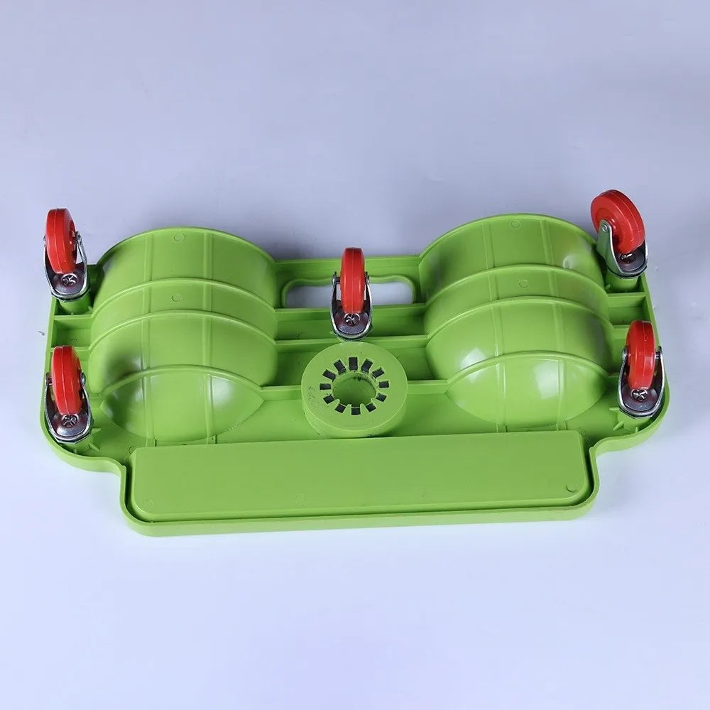 5 Swivel Castors Kneeling Board Universal Wheel High-Impact Frame Rolling Knee Creeper Convenient Effortless Zpaxo