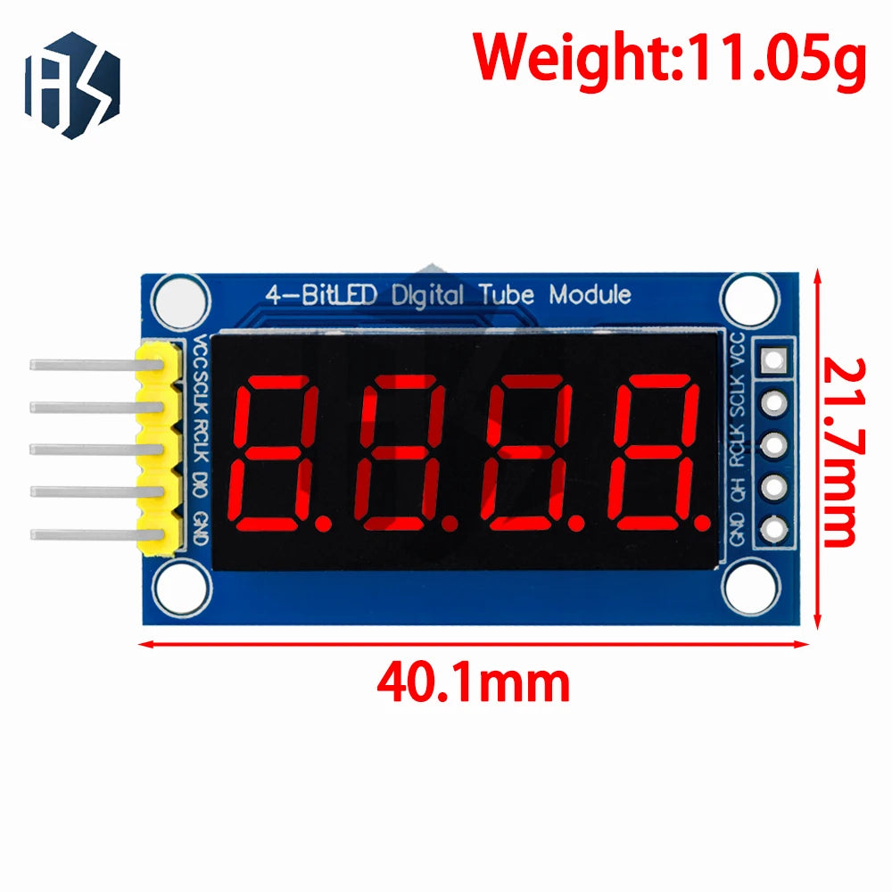 Arduino 74HC595 Shift Register 8-Bit Serial-in Parallel-out 4-Digit Zpaxo