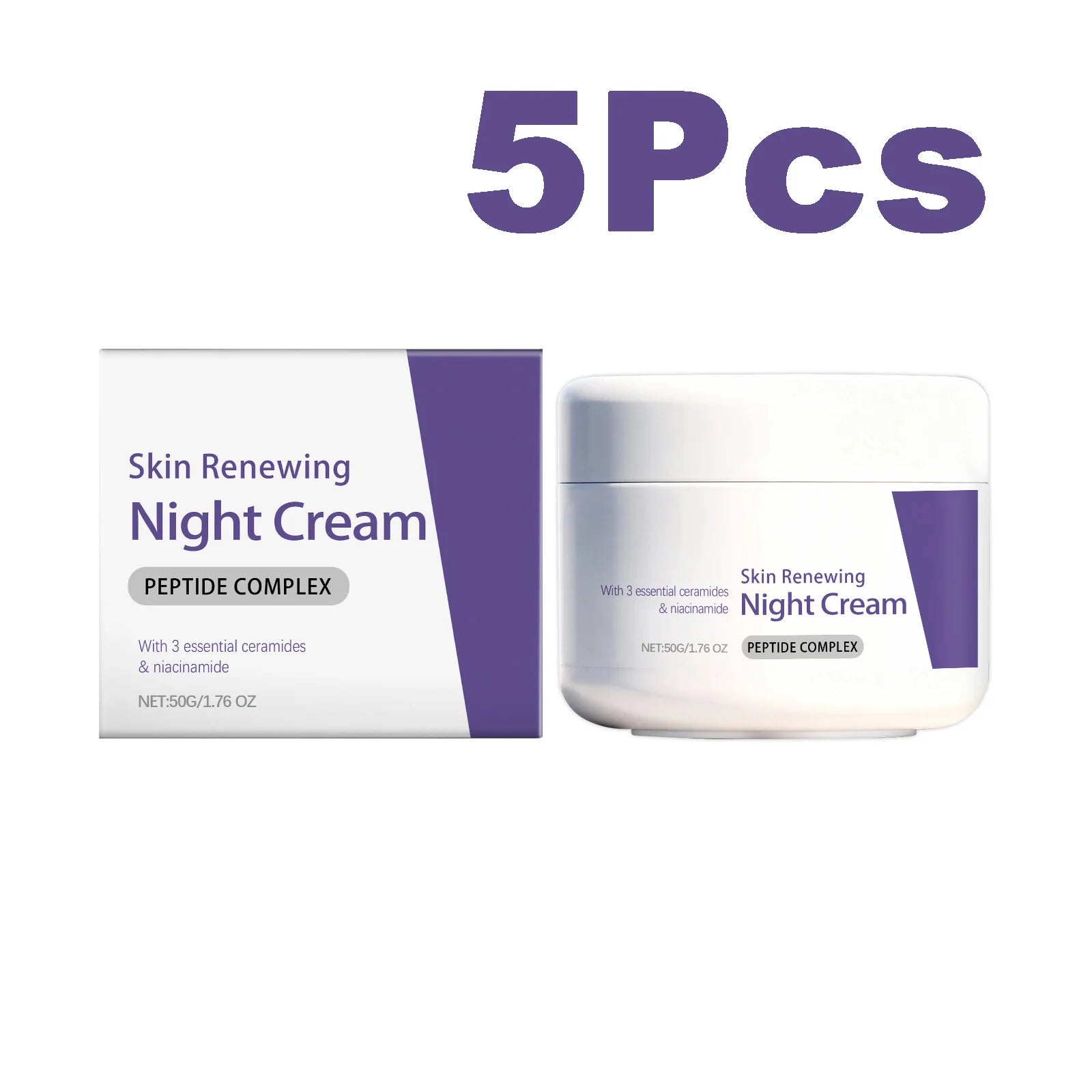 OceAura Night Repair Cream – Anti-Aging Overnight Moisturizer Night Face Cream Zpaxo 250g Boxed