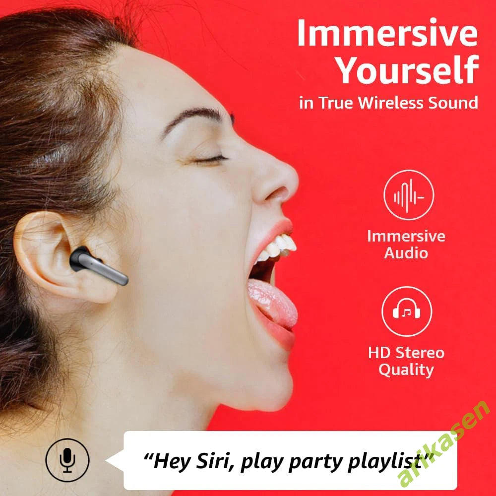 Bluetooth Earphones 2024 Wireless Earbuds Noise Reduction Headphones