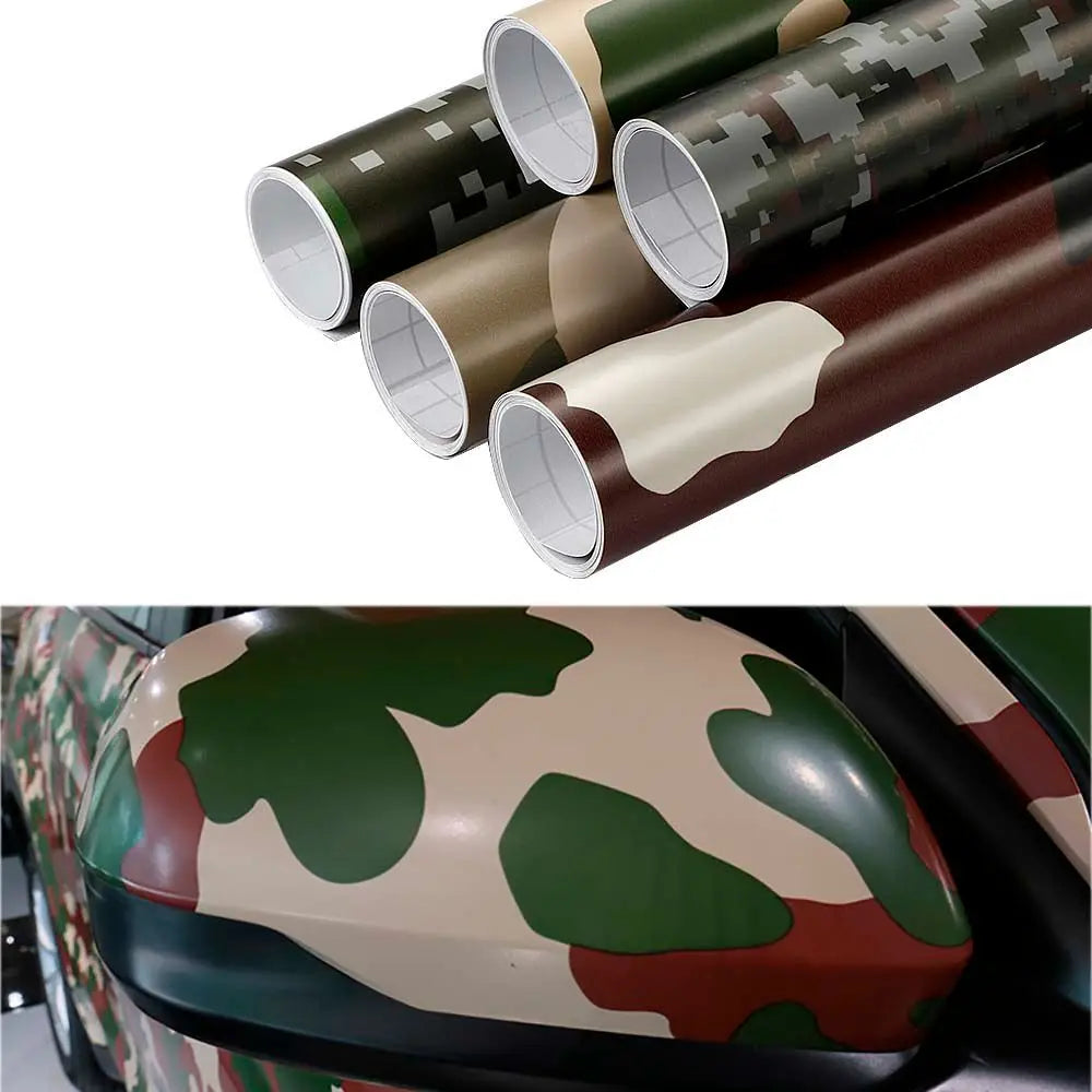 Woodland Vinyl PVC Digital Motorcycle Car Sticker Wrap Film Desert Zpaxo