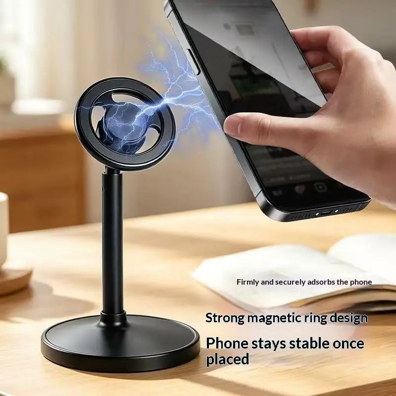 Adjustable Magnetic Phone Stand – 360° Rotation & Telescopic Pole