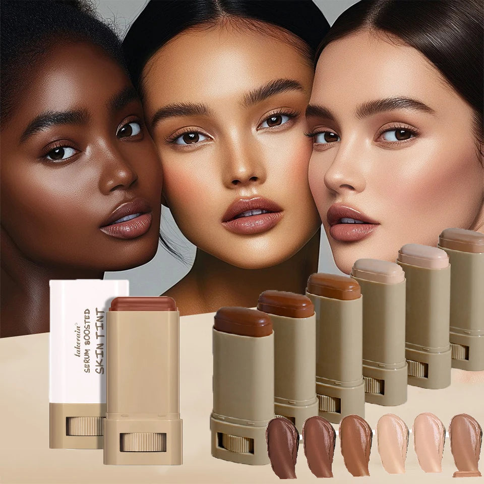 Foundation Stick Balm Skin Bronze Tint Eraser Smooth Plumper