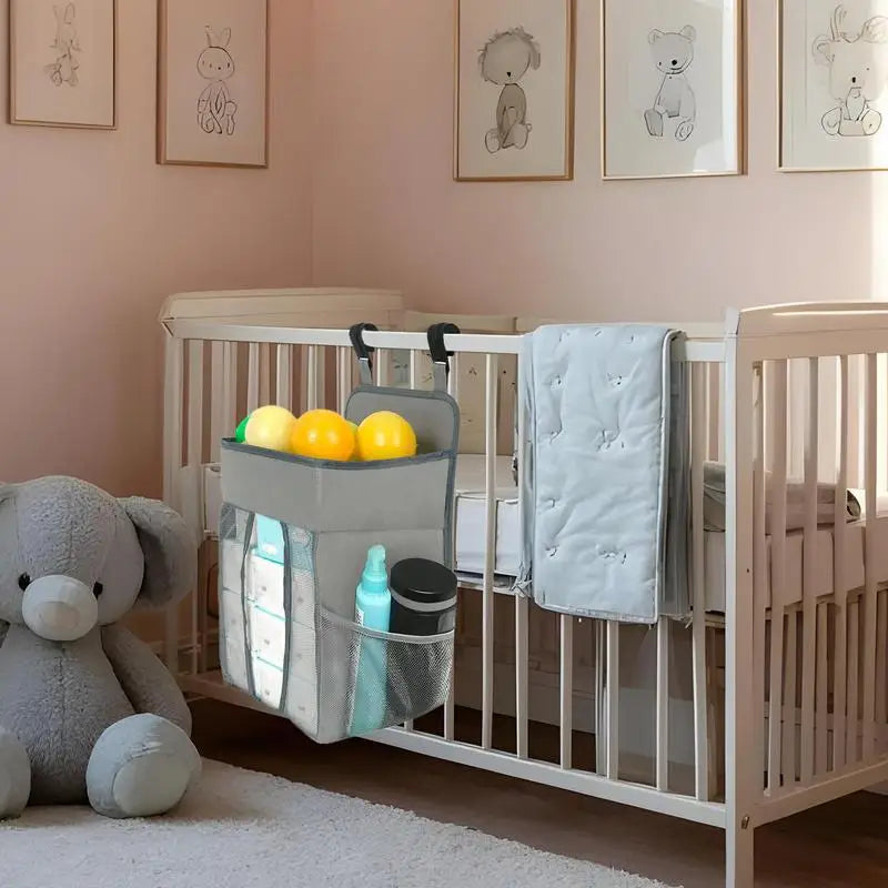 Diaper Organizer Hangable Nappy Storage Multifunctional Hangable Diaper Organizer for Dormitory RV Travel Changing Table Zpaxo
