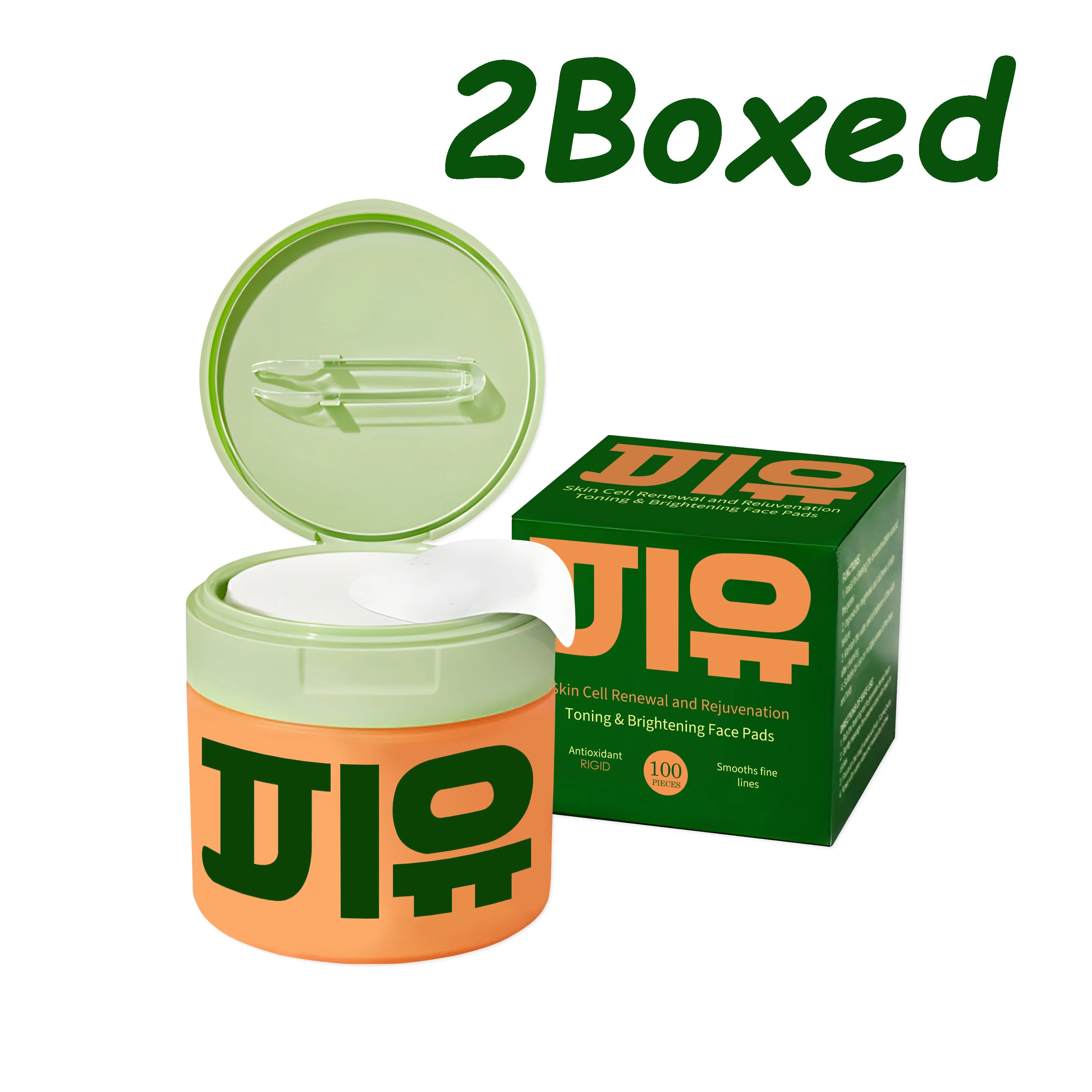 Centella Asiatica Nicotinamide Facial Pads – Brighten & Hydrate Facial Cotton Pads Zpaxo 2 x 100Pcs