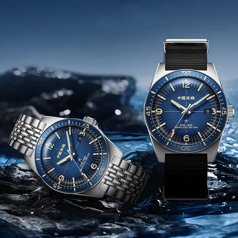 Seagull Deep Ocean Men's Automatic Mechanical Watch 200M Waterproof 316L Steel Luxury Diving Watches Sports Clock Reloj 1064 Zpaxo