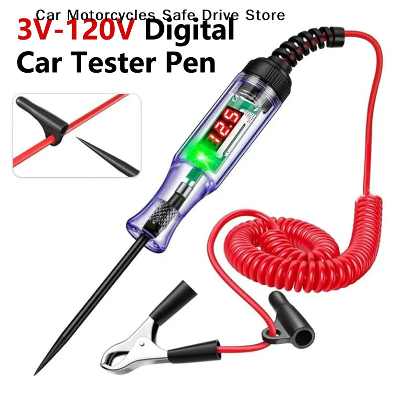 CM3V-120V Car Diagnostic Digital Display Probe Test Pen Cover Voltage