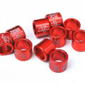 Personalized Aluminum Pigeon Rings High-quality Laser Engraved Foot