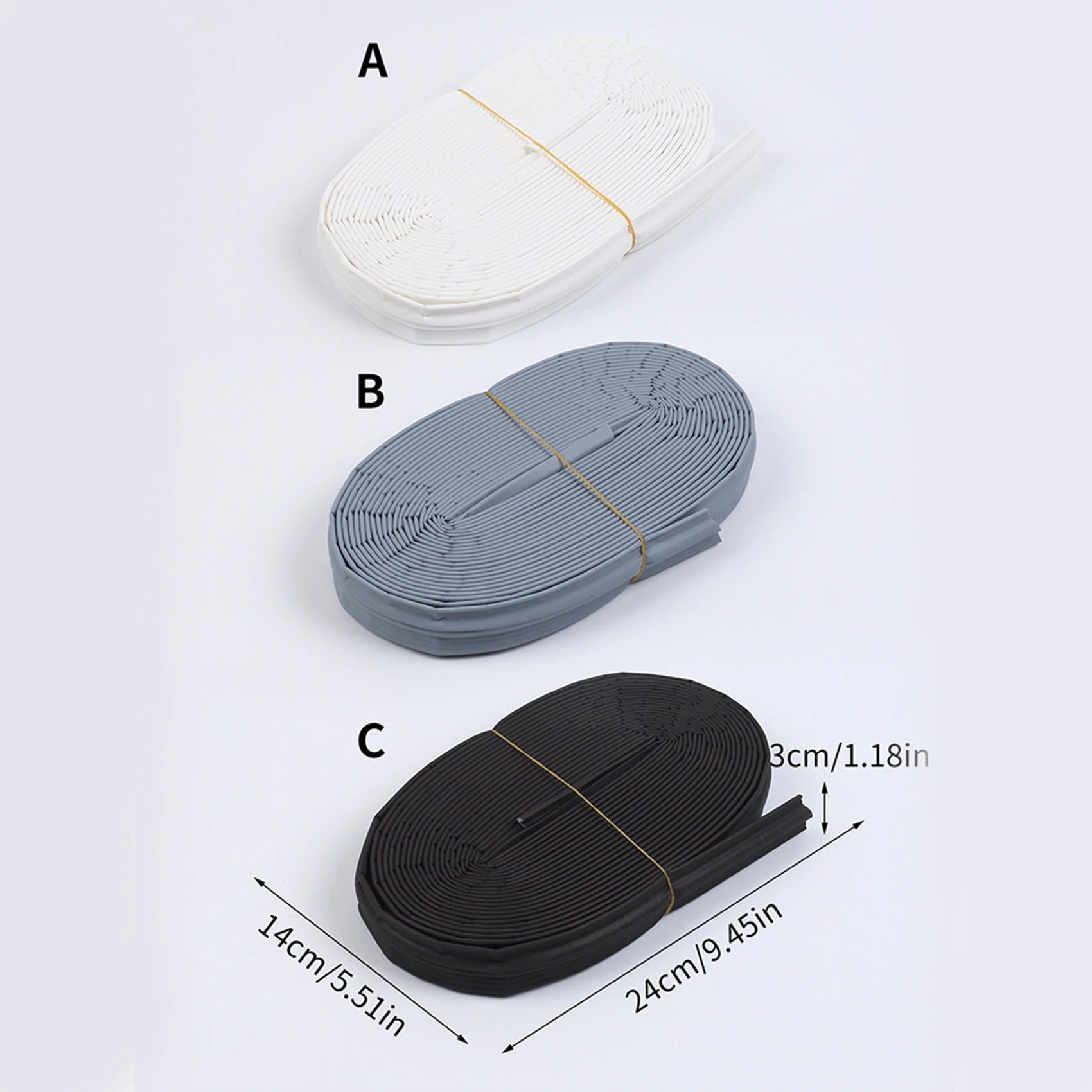 10M Weather Stripping Self-Adhesive Seal Strip for Door Window Window Insulation Soundproof Dustproof Gap Filler Zpaxo