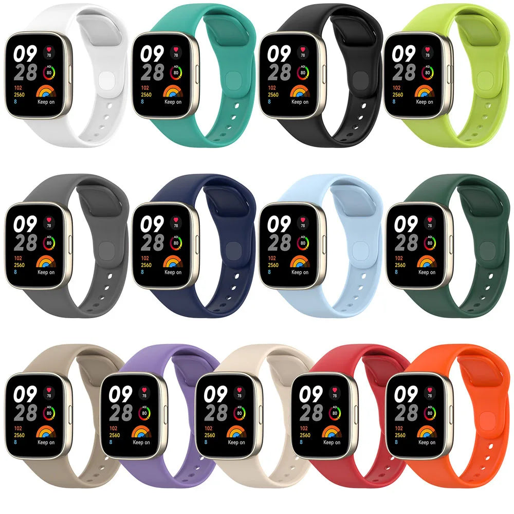 Silicone Strap Xiaomi Redmi Watch 3 Straps Replacement Watchband