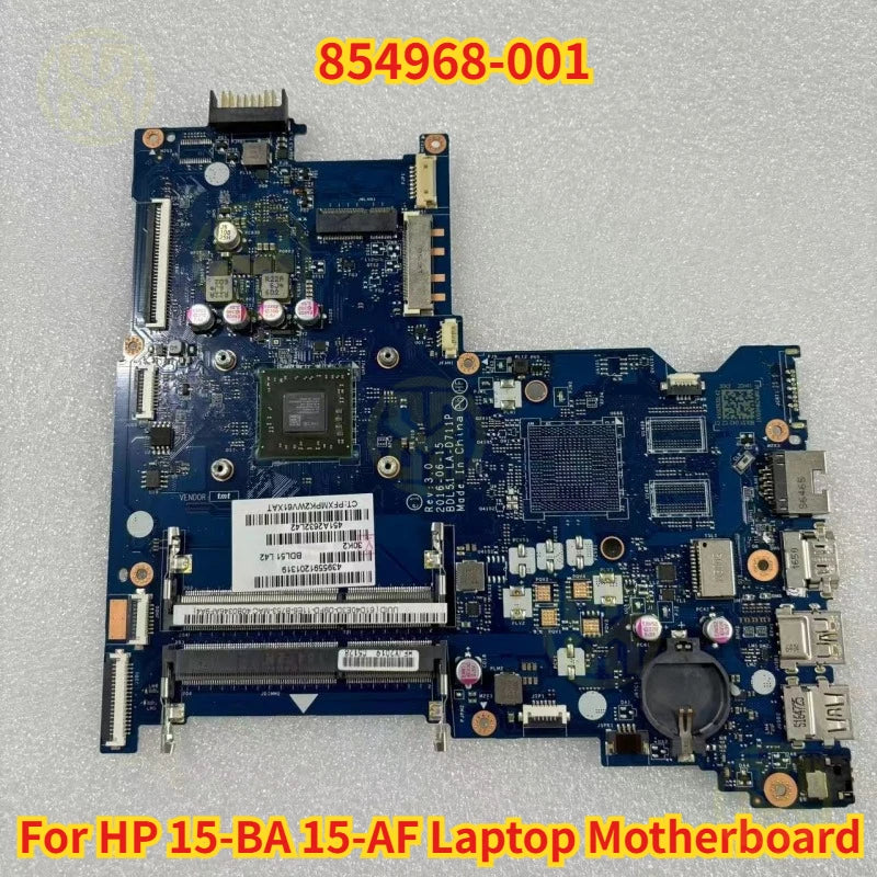 854968-001 854968-501 854968-601 HP 15-BA 15-AF Laptop Motherboard