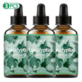 Eucalyptus Essential Oil Botanical Fragrance Nourishes Hair Provides Zpaxo Eucalyptus 3PCS 30ml Eucalyptus