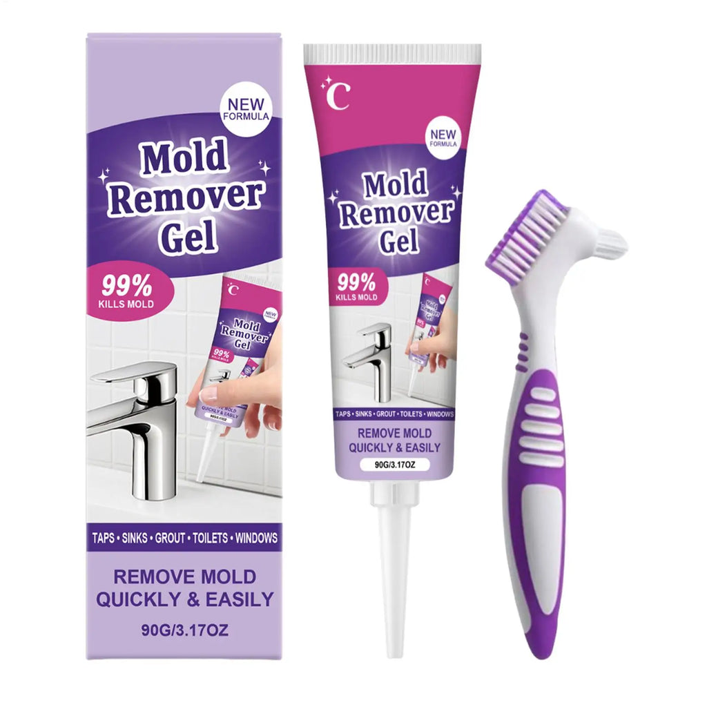 Tile Cleaner Gel Multi Purpose Grout Stain Remover Brush Restore
