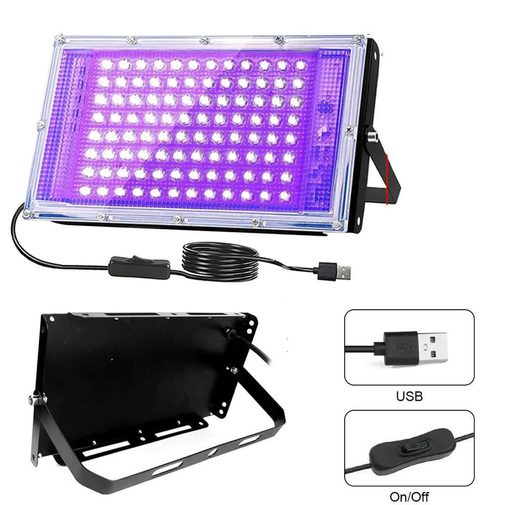 50 96 144 LED UV Resin Curing Light Portable DIY Box Fast Epoxy