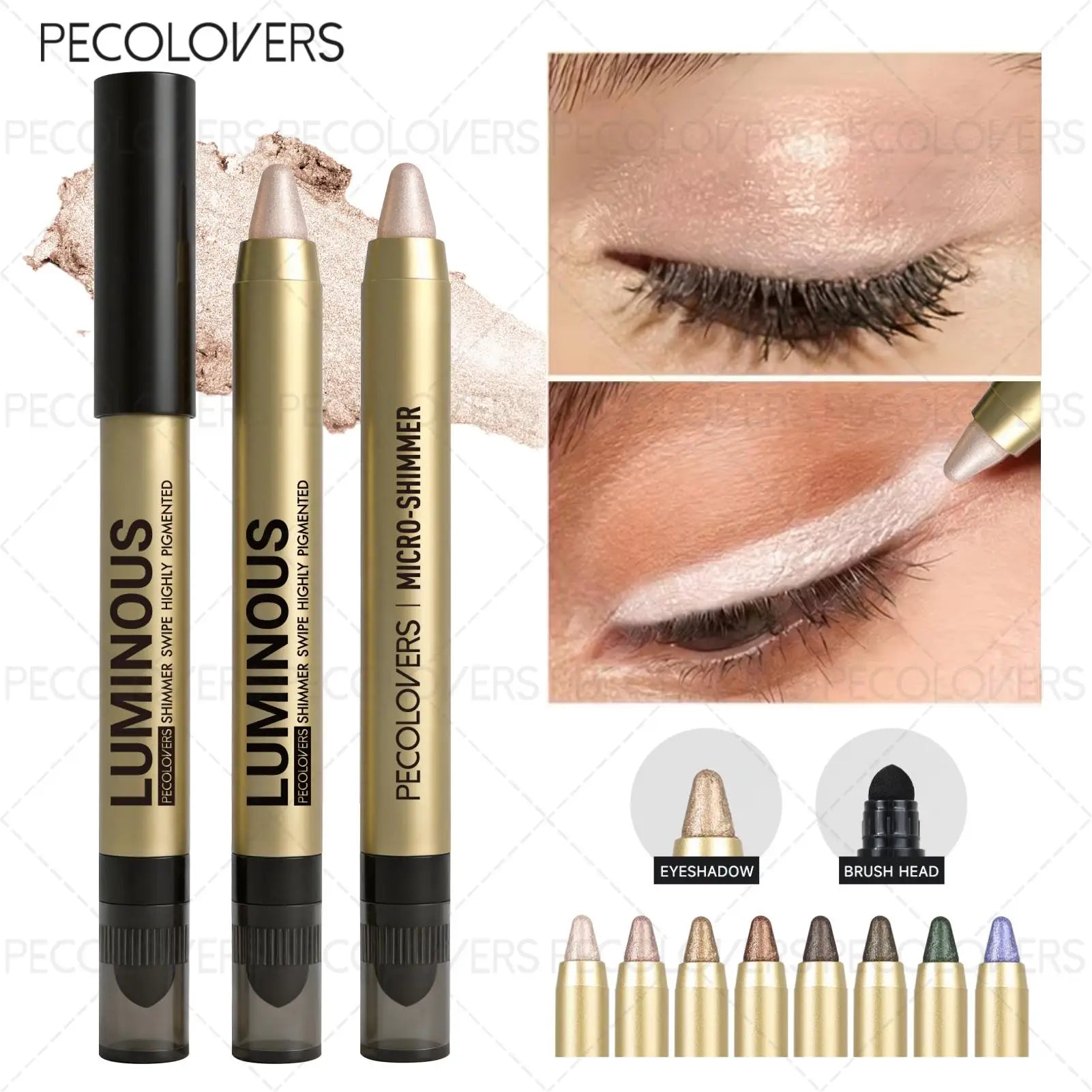 Multi-use Cream Eyeshadow Stick Matte Shimmering Fine Glitter
