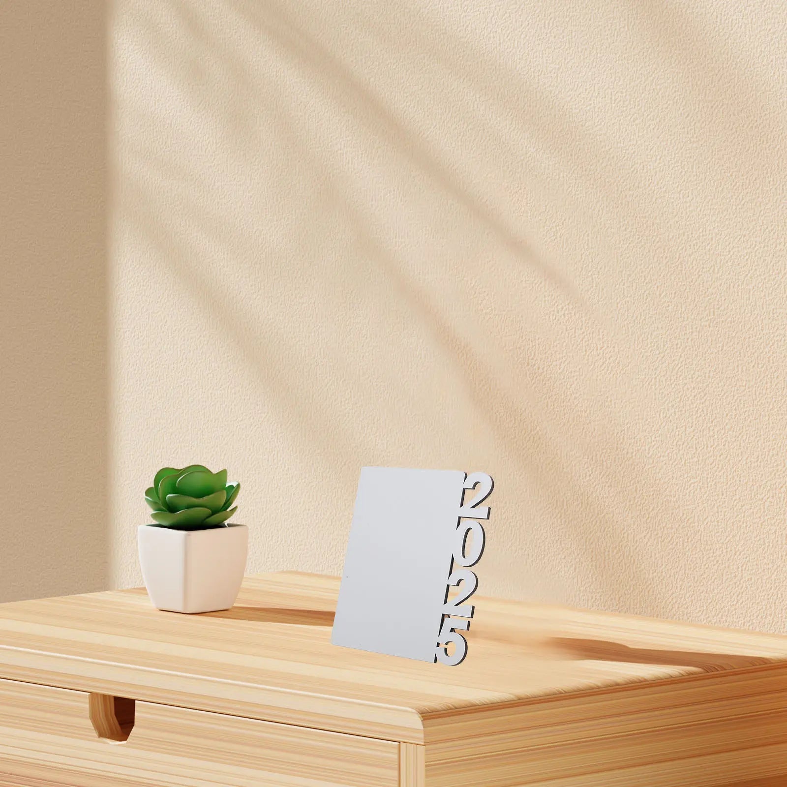Sublimation Blank Desktop Photo Frame 2025 Graduation DIY Paintable