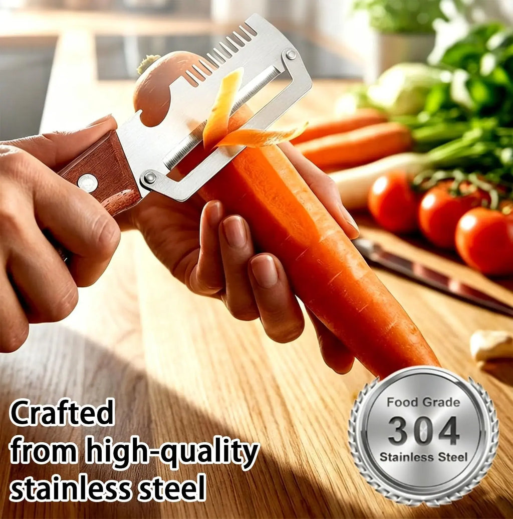 2-in-1 Multi-function Scallion Cutter Bottle Opener Kitchen Vegetable