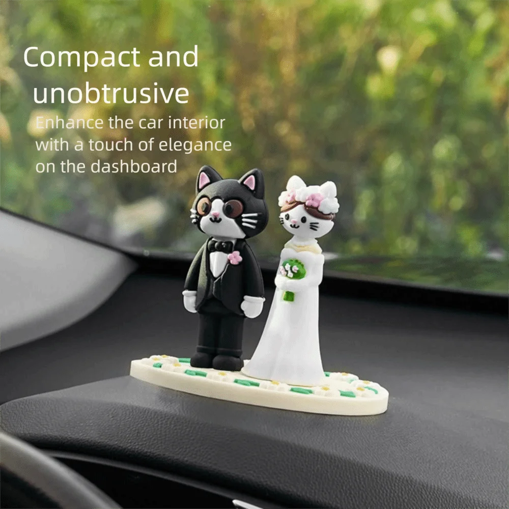Bride Groom Car Ornaments Festive Floats Design Wedding Decoration Zpaxo
