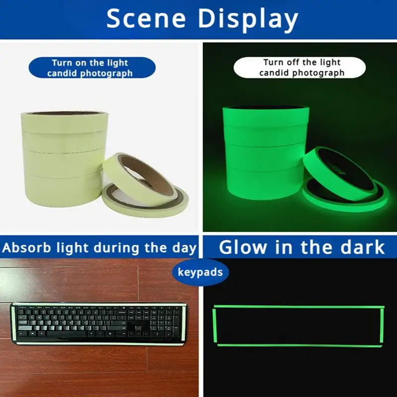 Luminous Fluorescent Night Self-adhesive Glow Dark Sticker Tape