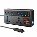 12V 24V DC220V Car Inverter Power Adapter 200W Converter Multi Zpaxo Black
