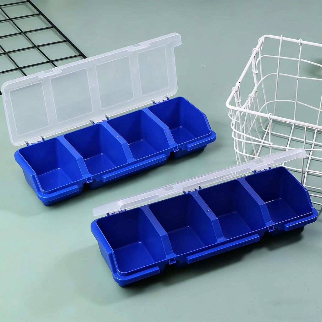 Multi-Compartment Organizer Box for Screws & Small Parts