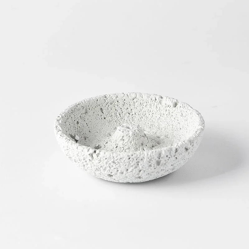 Wind Line Incense Tray Simple Incense Burner Home Indoor Modern Plug In Incense Base Decoration Ornament Ornament Zpaxo White