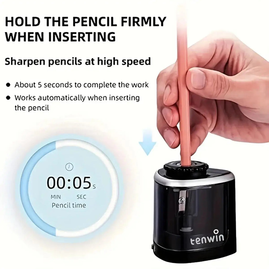 Automatic Electric Pencil Sharpener 6- Home Office School Student