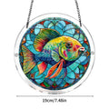 Jigsaw Puzzle Suncatcher Animal Pattern Art Ornaments 7 48 Inches
