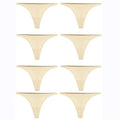 Women's Seamless Ice Silk Thongs – 3 or 8 Pack G-String Panties